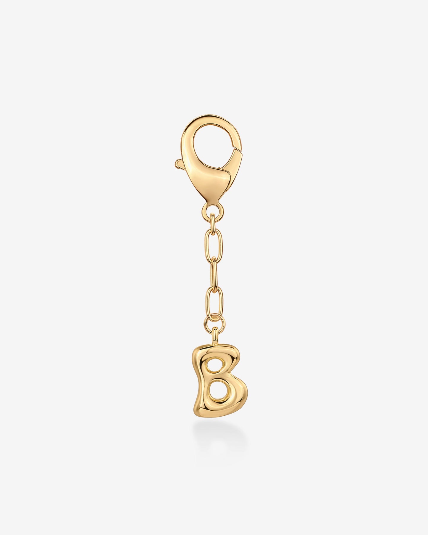 Bubble Letter Bag Charm