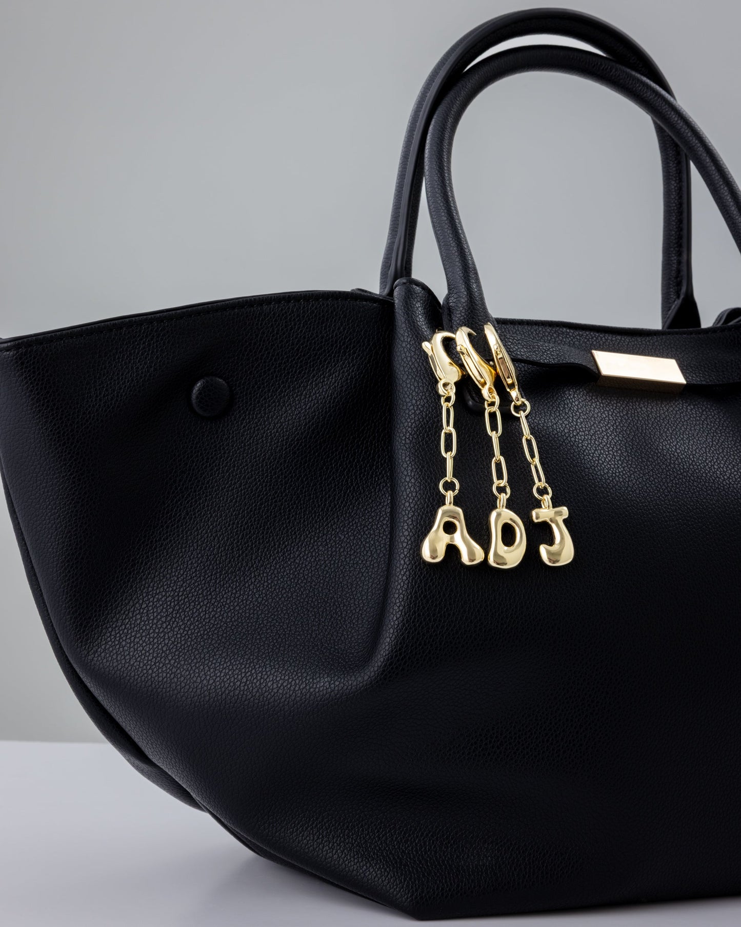 Bubble Letter Bag Charm