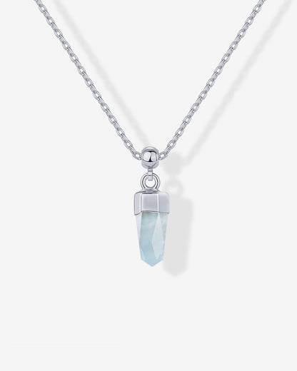 Dainty Crystal Charm Pendant Necklace