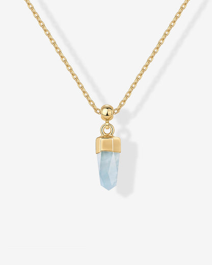 Dainty Crystal Charm Pendant Necklace