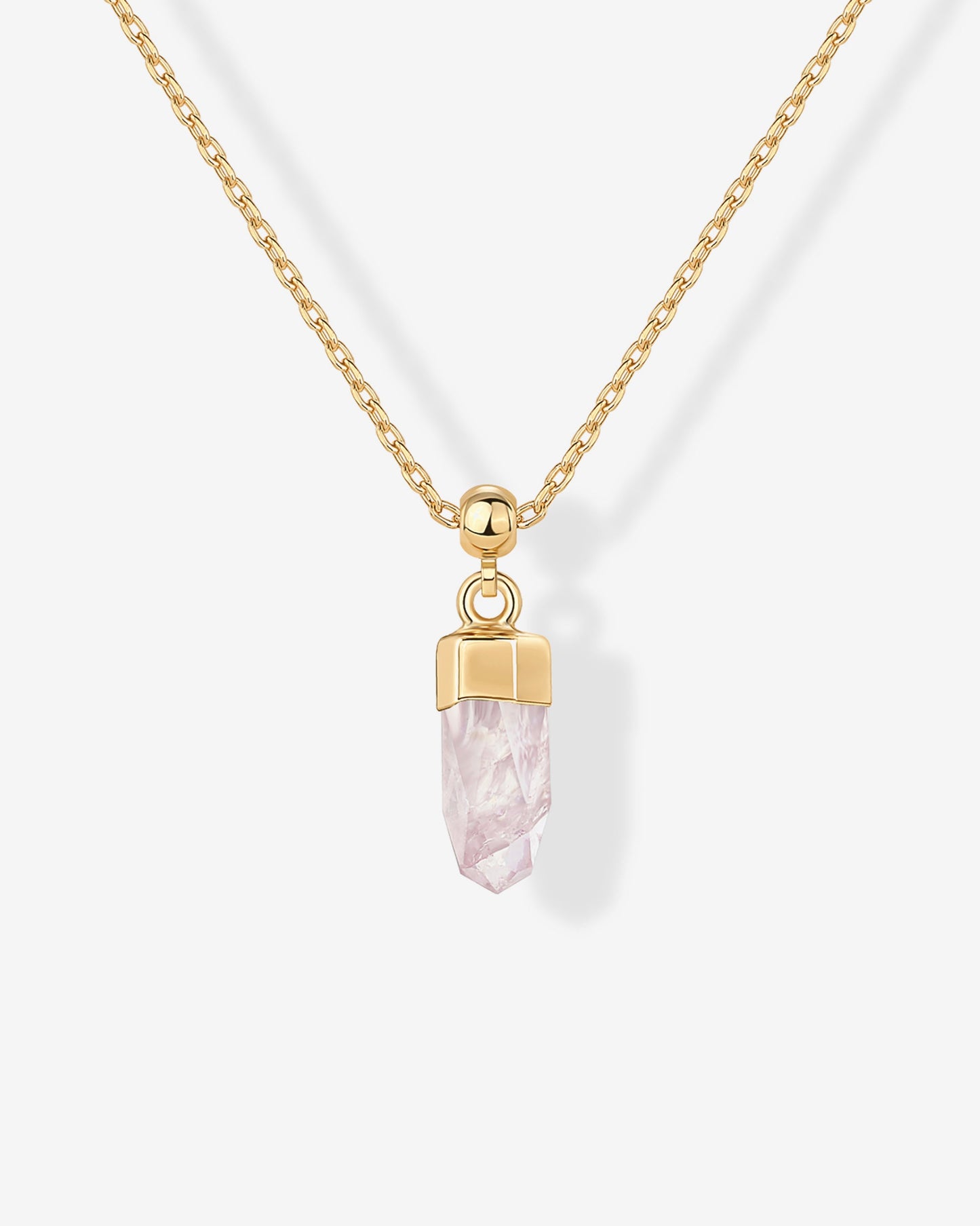 Dainty Crystal Charm Pendant Necklace