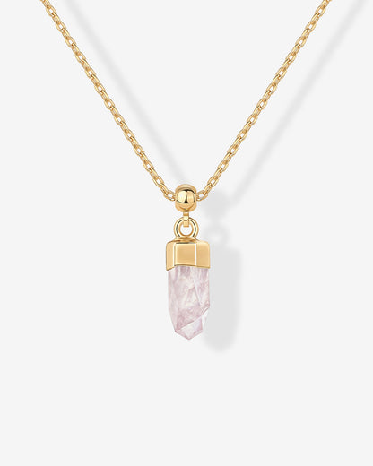 Dainty Crystal Charm Pendant Necklace