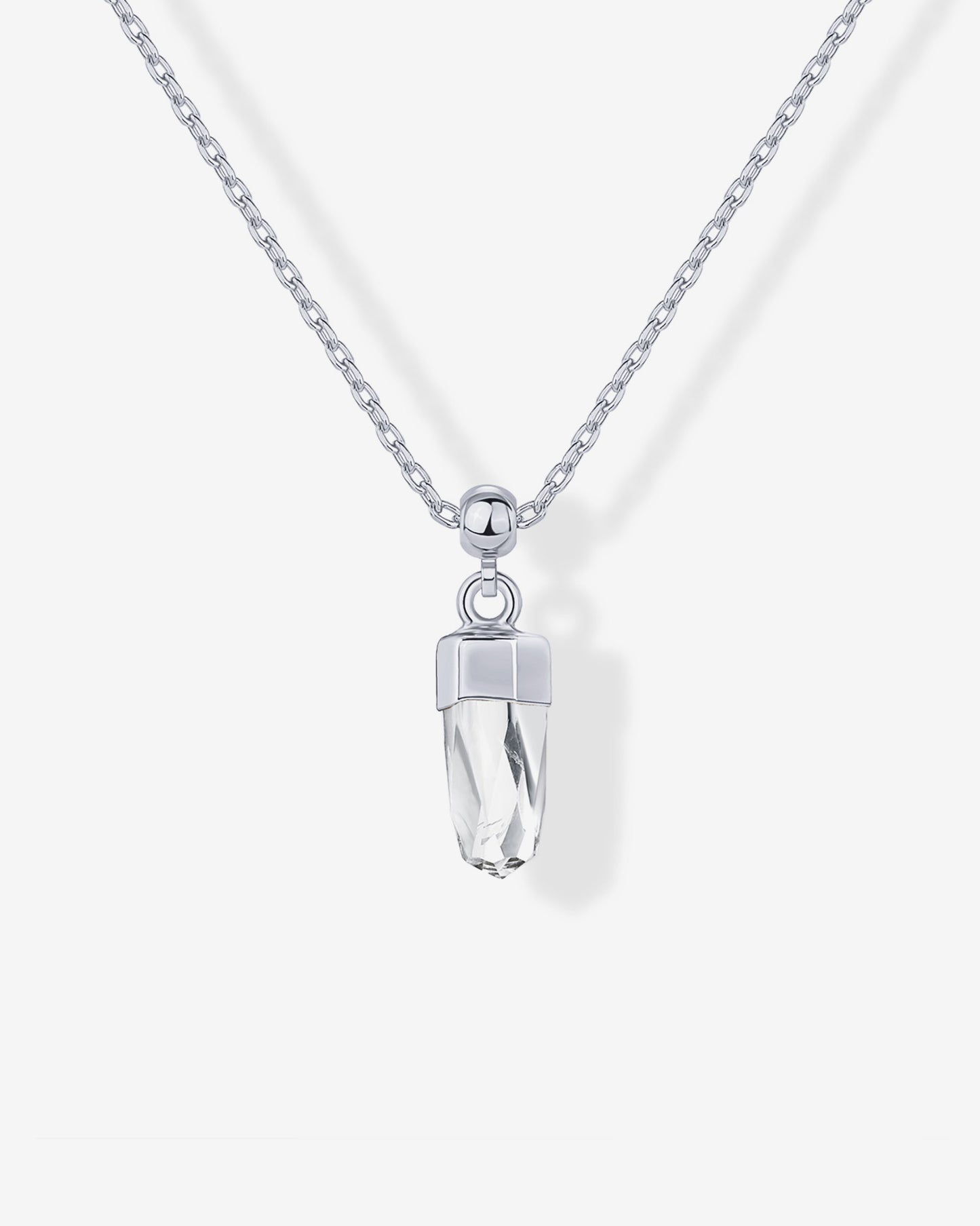 Dainty Crystal Charm Pendant Necklace