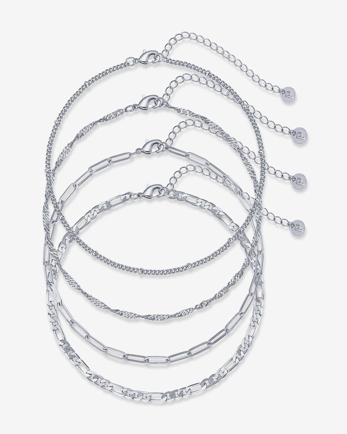 Four Chains Anklet Pack