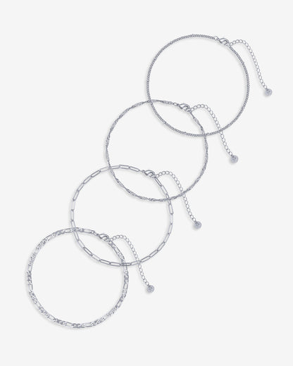 Four Chains Anklet Pack