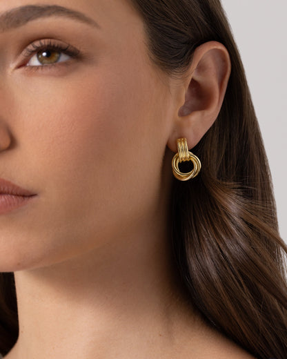 Small Door Knocker Earrings