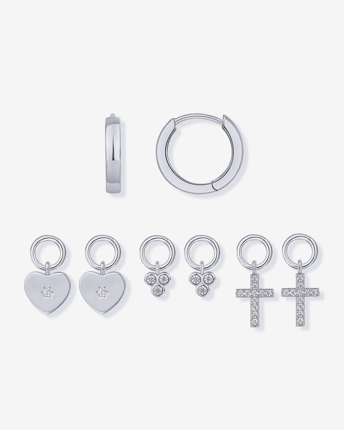 Mix and Match Huggie and Charms Set