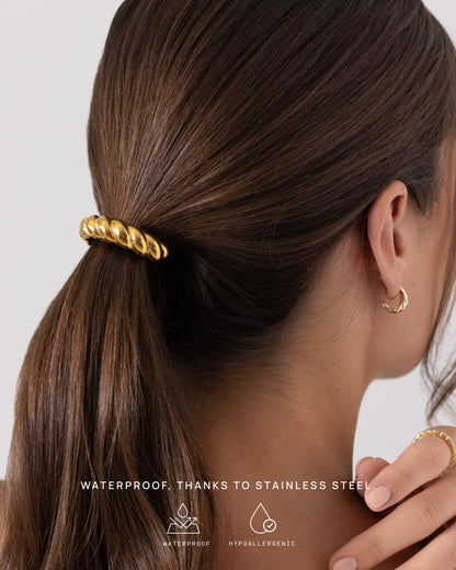 Mini Croissant Hair Tie