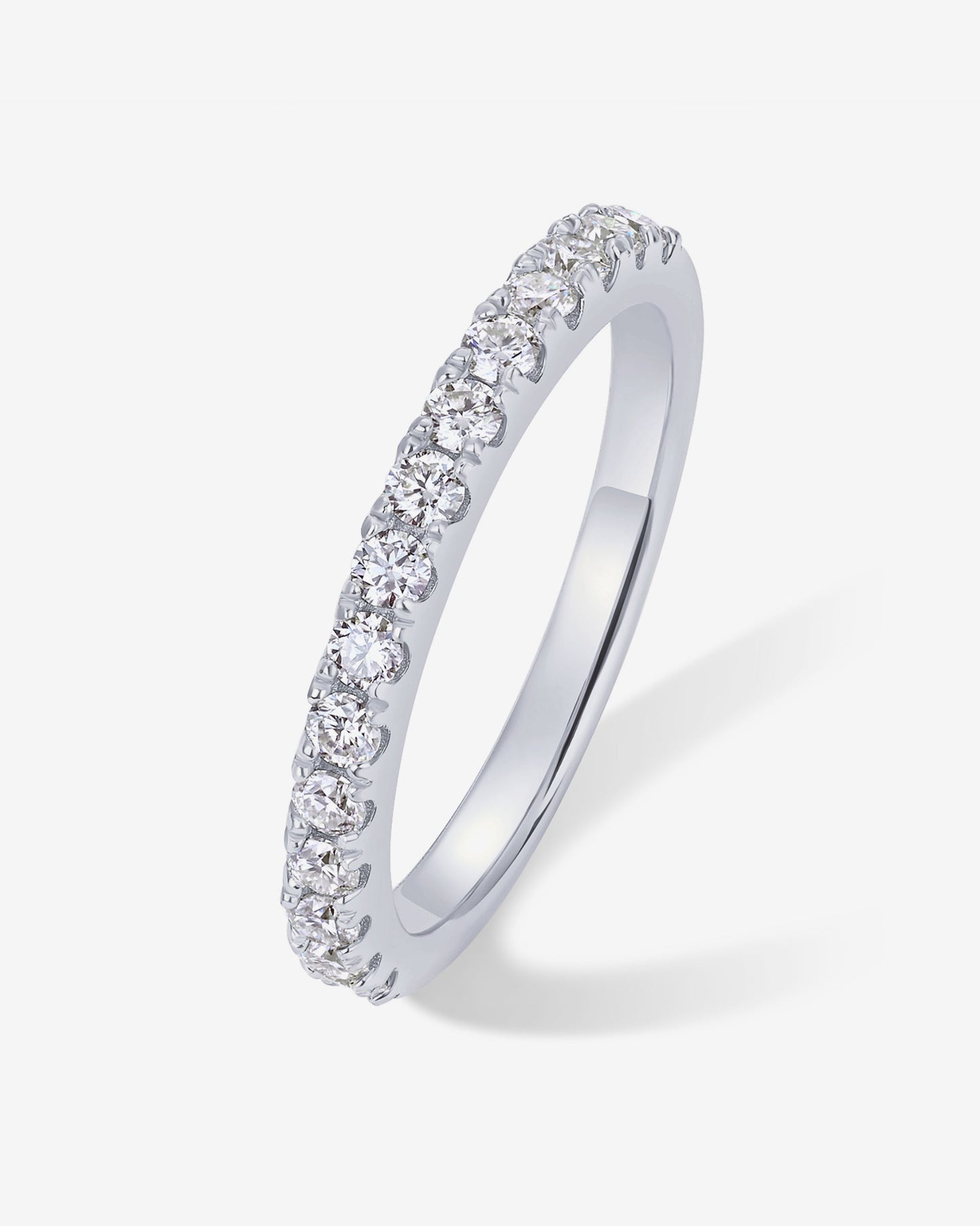 Moissanite Eternity Ring