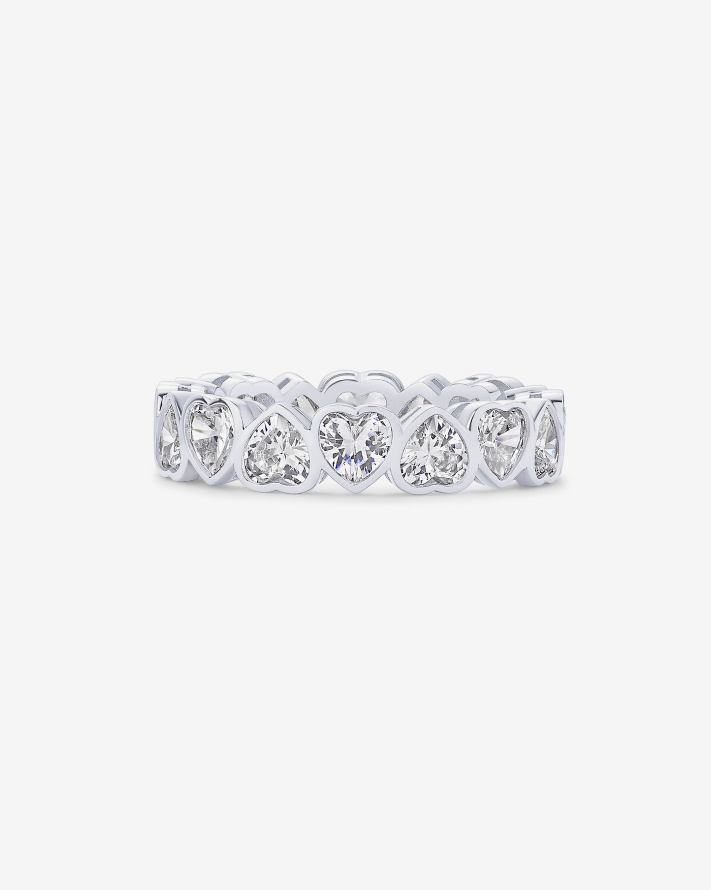 Eternal Heart-Cut Eternity Ring
