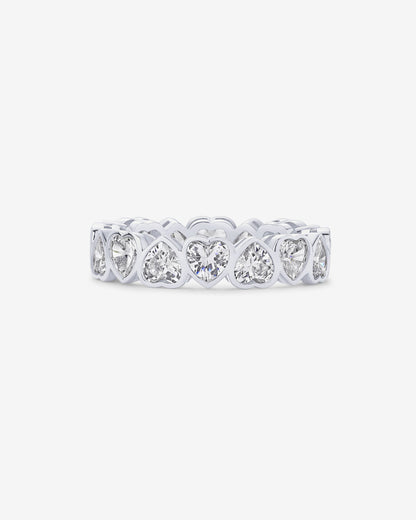 Eternal Heart-Cut Eternity Ring