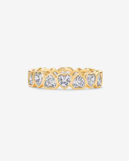 Eternal Heart-Cut Eternity Ring