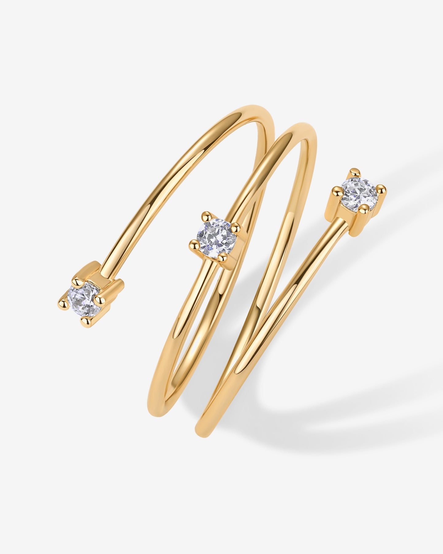 Dainty Spiral Wrap Ring