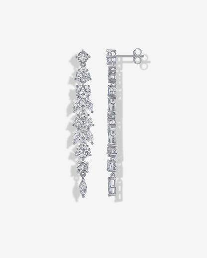 Dewdrop Linear Bridal Earrings