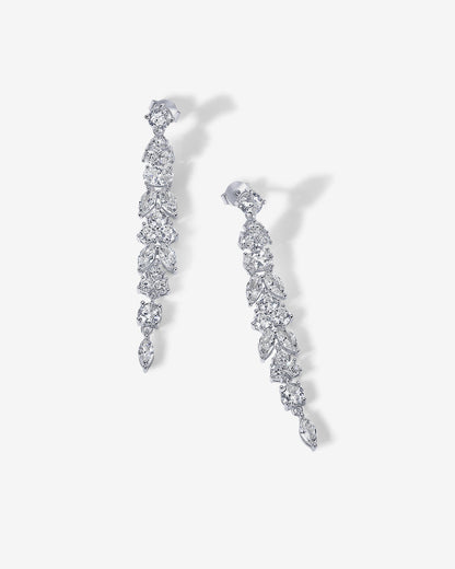 Dewdrop Linear Bridal Earrings