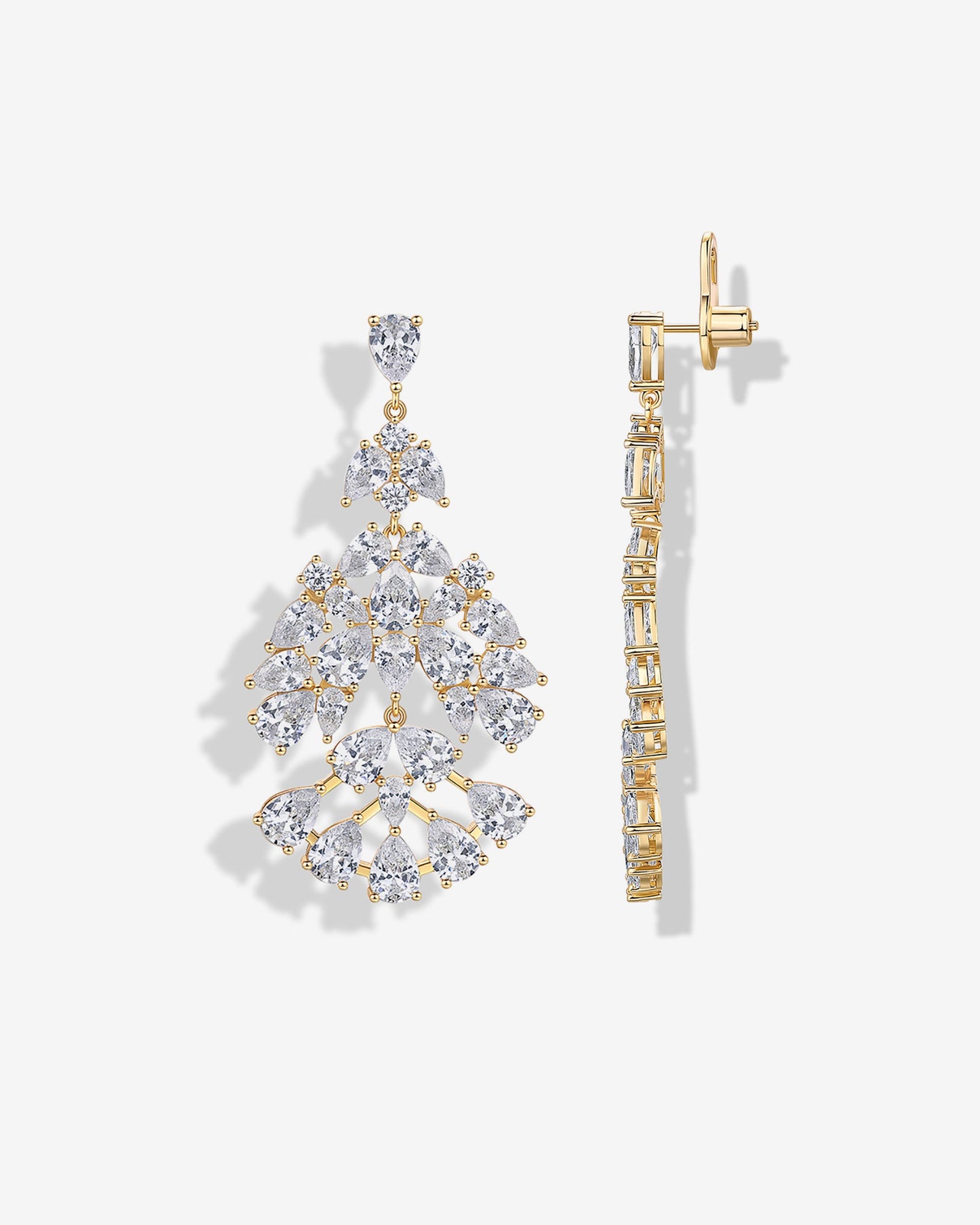 Versailles Cluster Chandelier Earrings