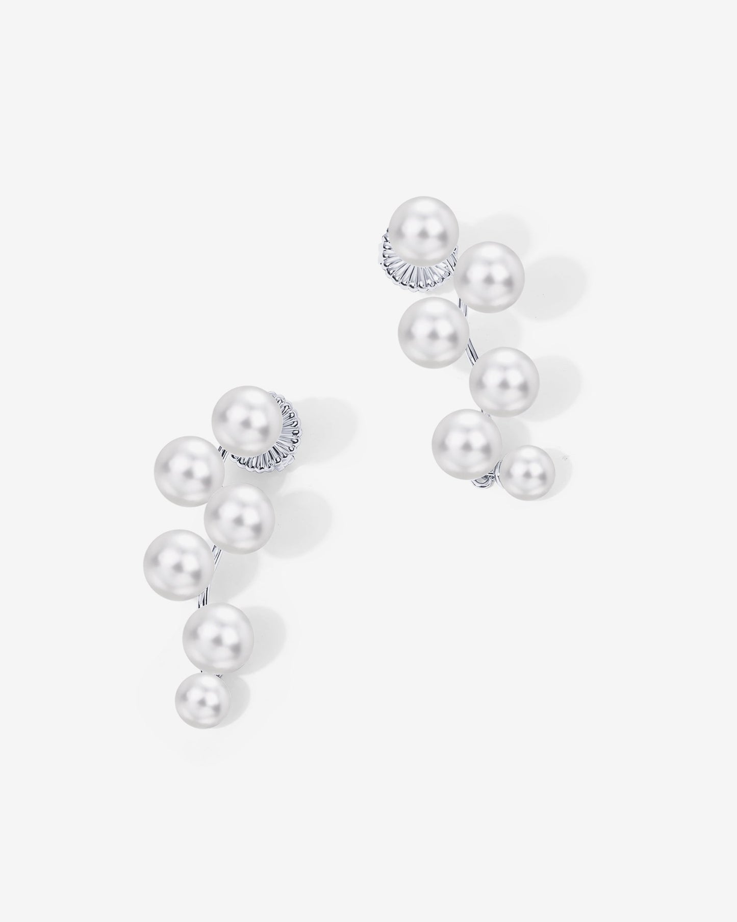 Pearl Linear Dangle Earrings
