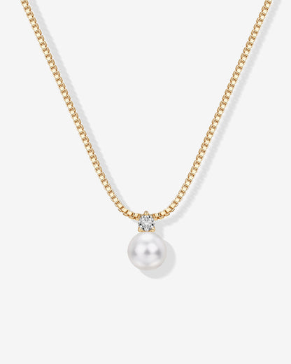 Bridal Pearl Pendant Necklace