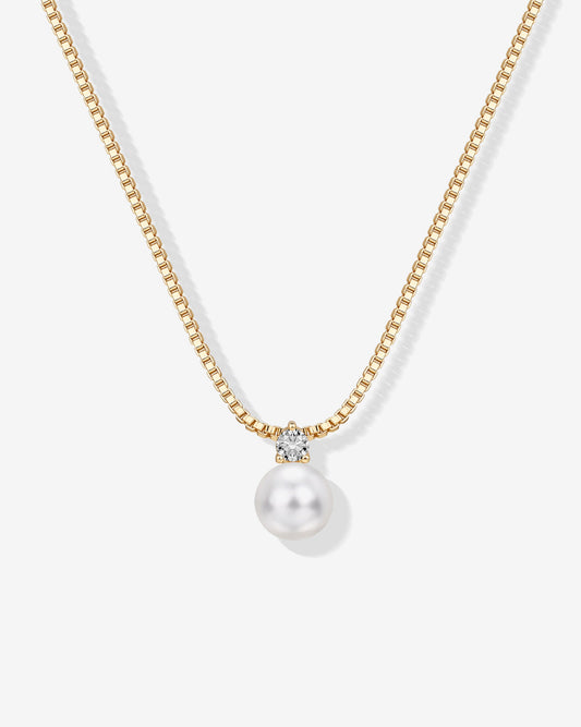Bridal Pearl Pendant Necklace