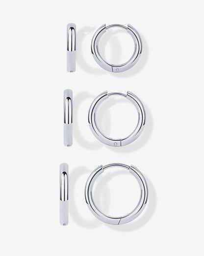 Small Hoop Earrings Set