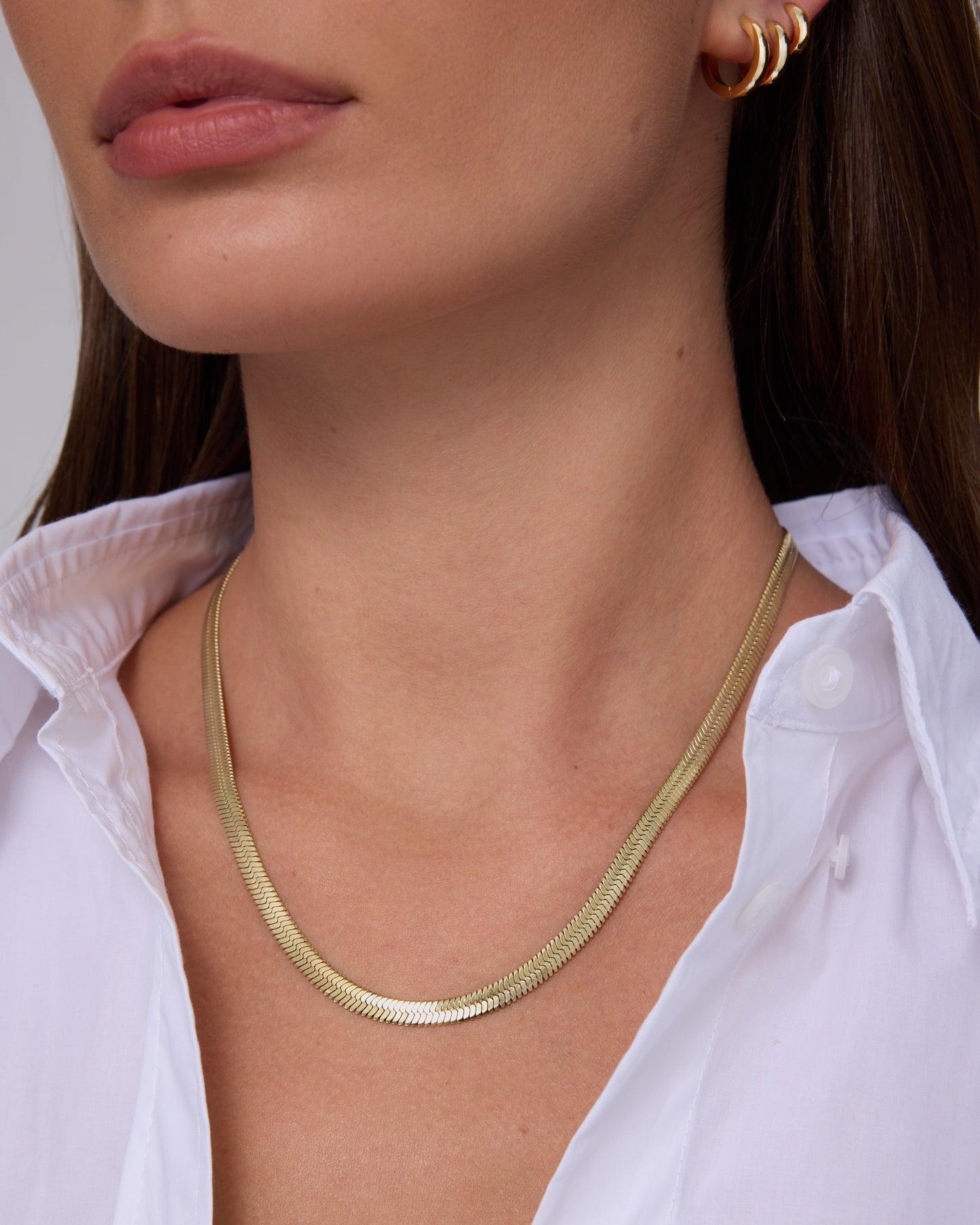 Herringbone Chain Necklace