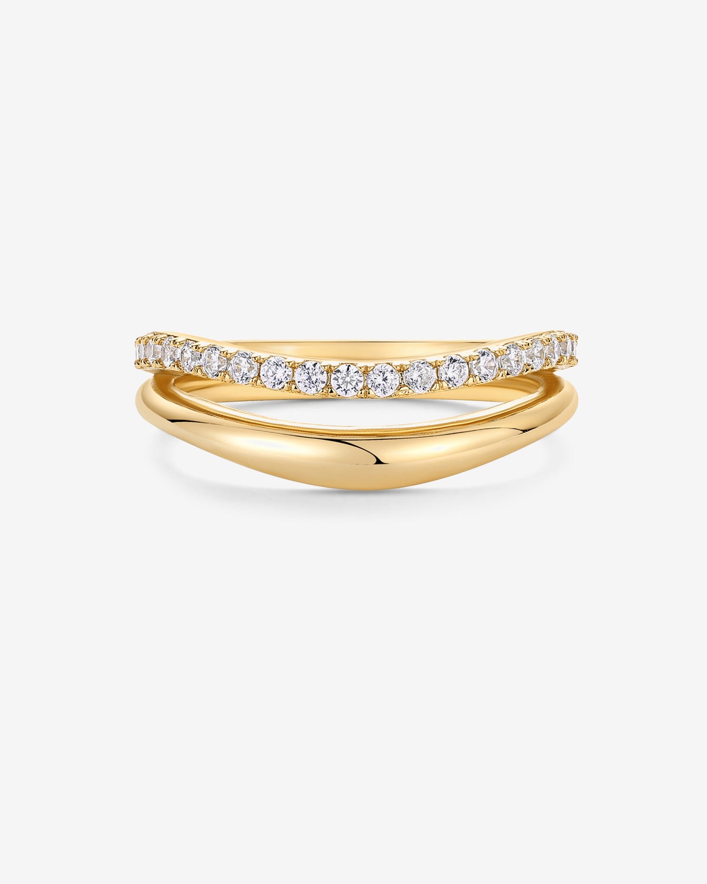 Wavy Split Ring