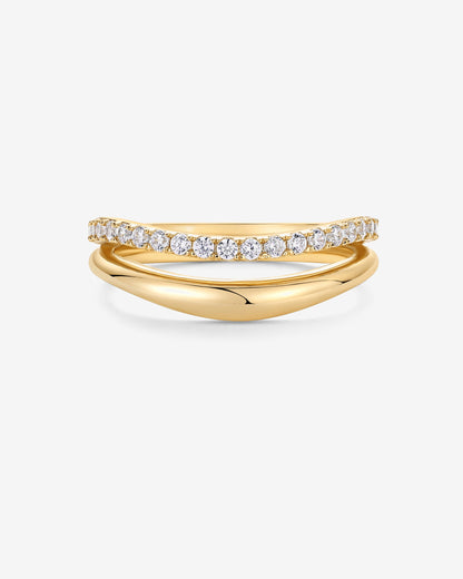 Wavy Split Ring