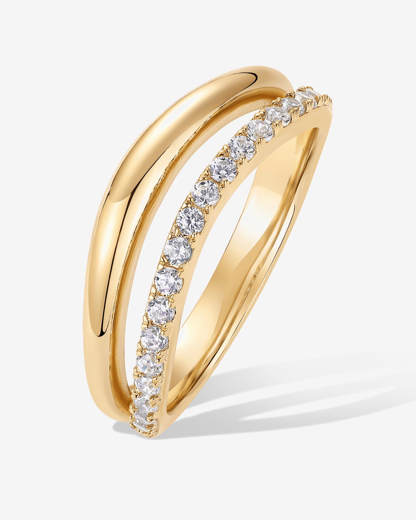 Wavy Split Ring