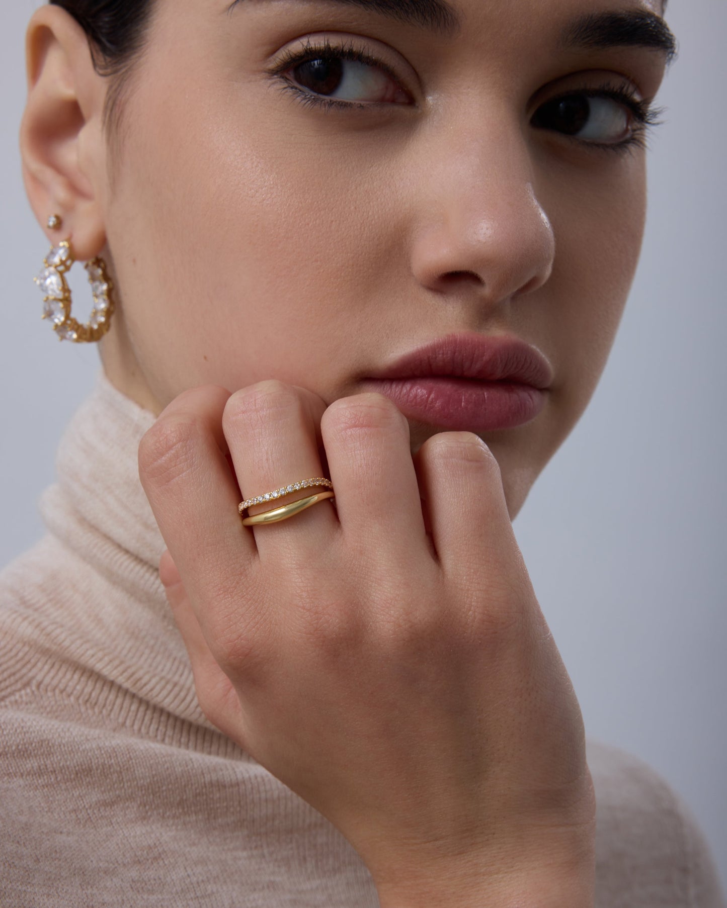 Wavy Split Ring
