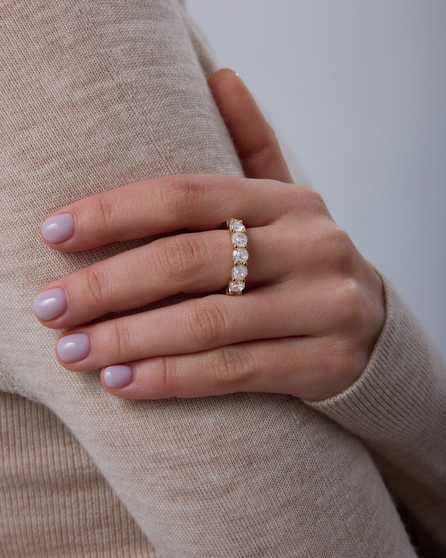 Scalloped Eternity Ring