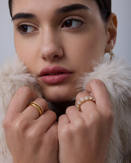 Scalloped Eternity Ring