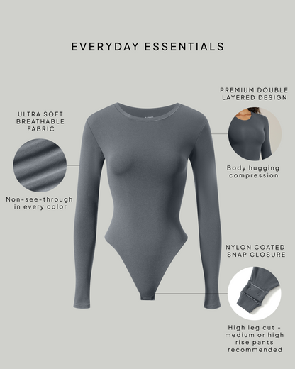 Everyday Essentials Long Sleeves Bodysuit