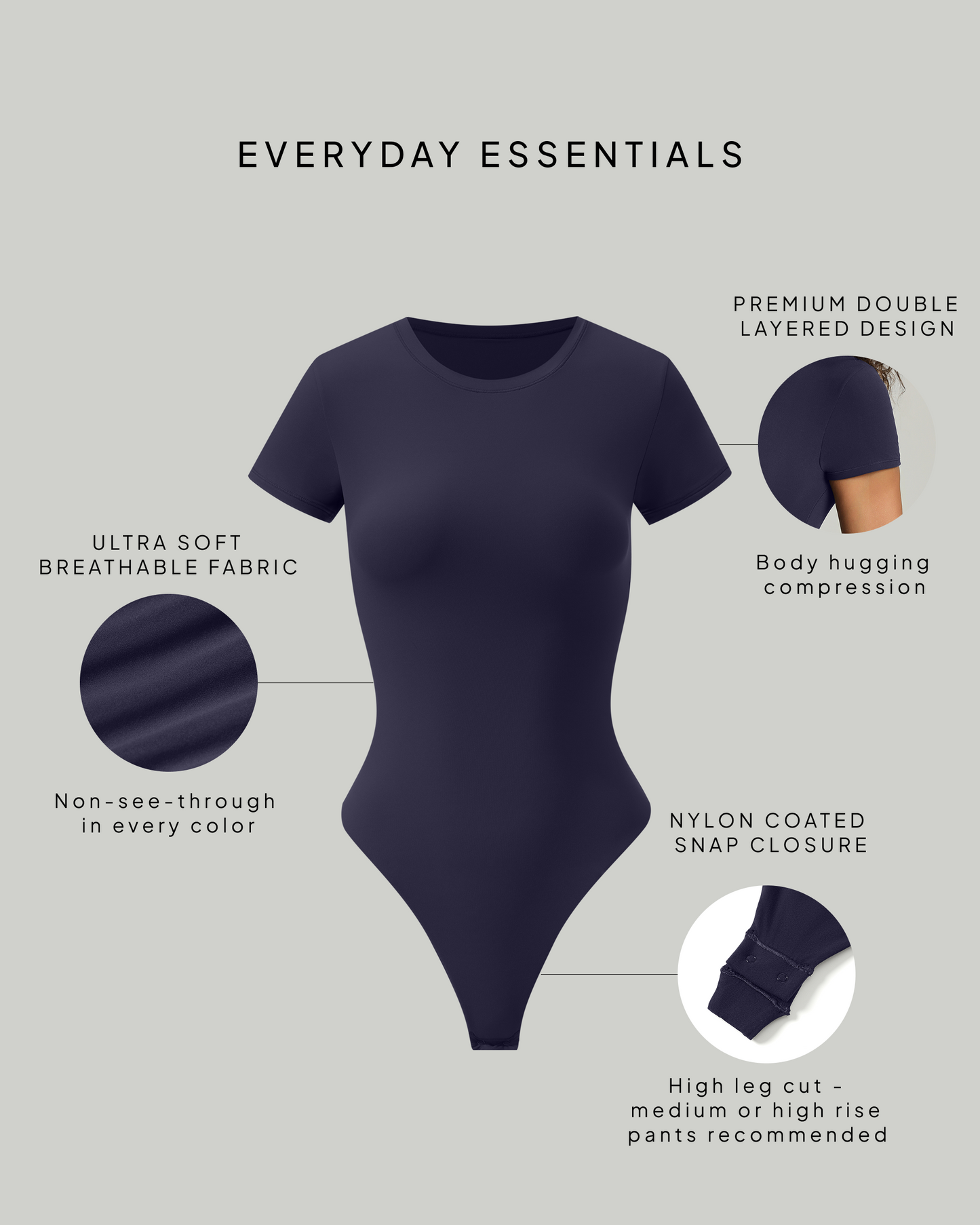 Everyday Essentials Short Sleeves Bodysuit