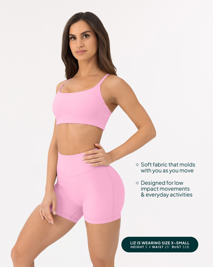 Athleisure Contrast Scoop Medium-Support Sports Bra