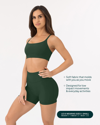Athleisure Contrast Scoop Medium-Support Sports Bra