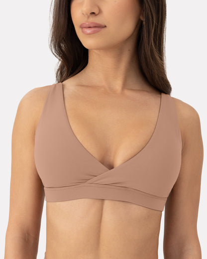 Athleisure Plunge Low-Support Sports Bra