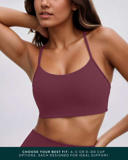 Athleisure Y-Back Buttery Soft Low Support Seasonal Bra