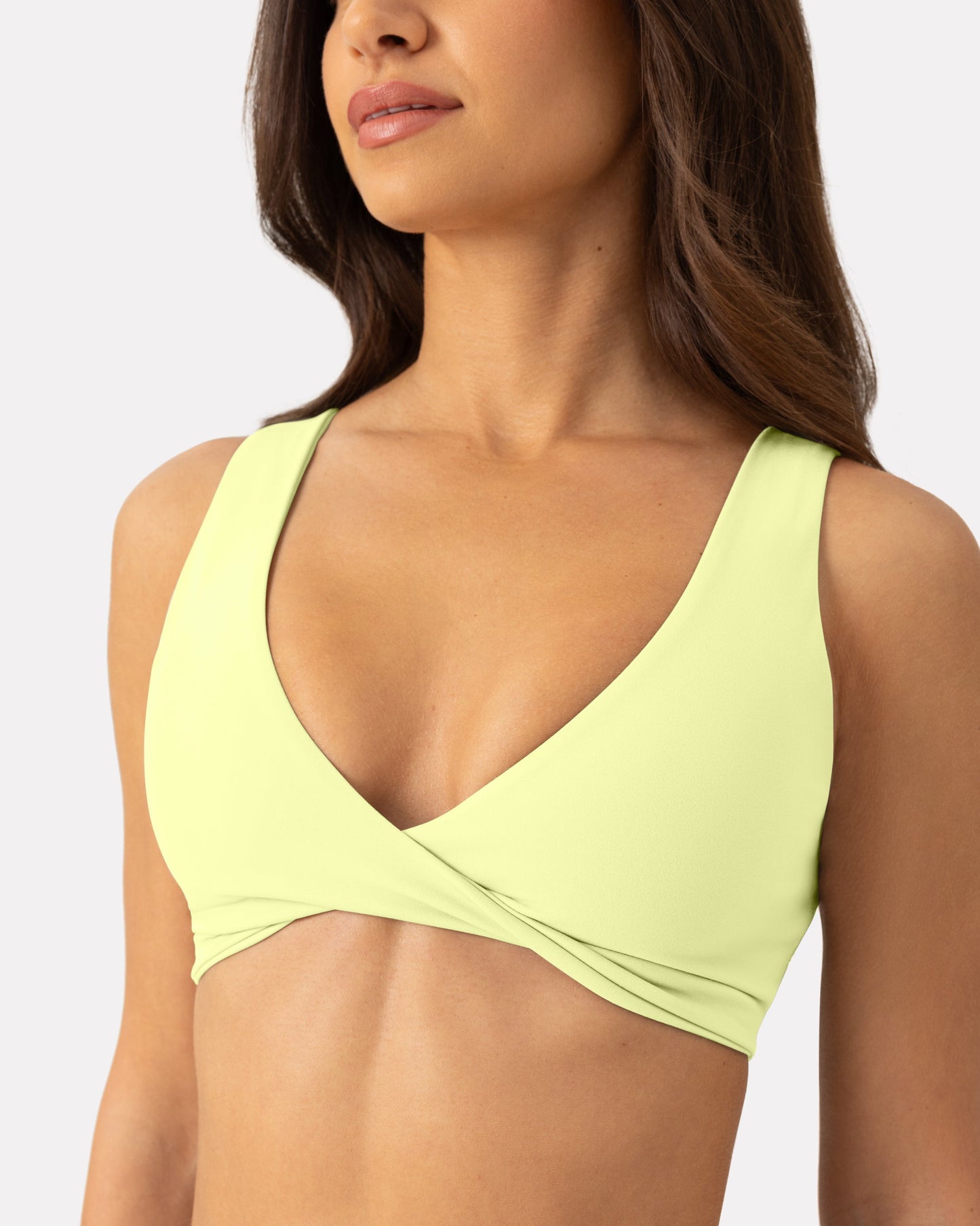 Athleisure Twist-Front Reversible Low-Impact Sports Bra