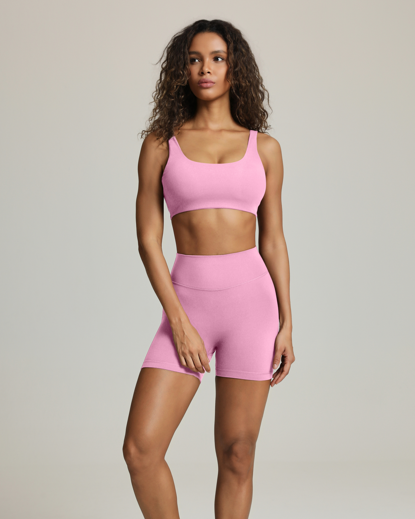 Athleisure Scoop High-Support Removable Padded Sports Bra