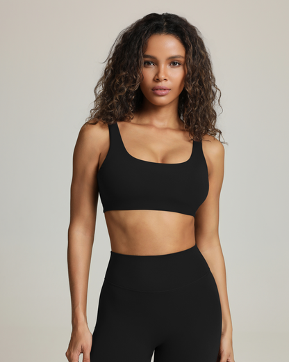 Athleisure Scoop High-Support Removable Padded Sports Bra
