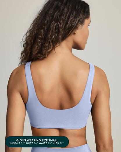 Athleisure Scoop High-Support Removable Padded Sports Bra