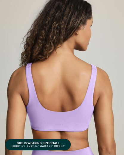 Athleisure Scoop High-Support Removable Padded Sports Bra