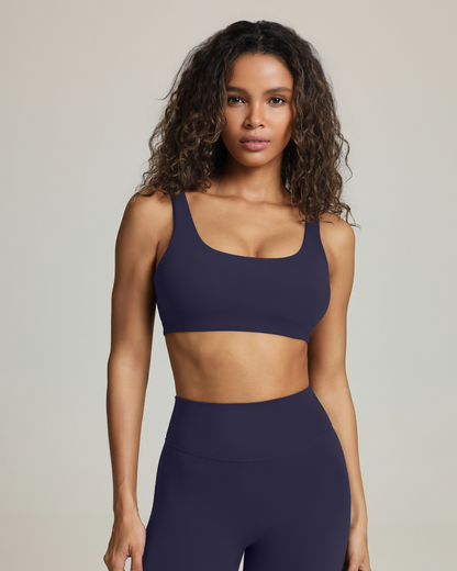 Athleisure Scoop High-Support Removable Padded Sports Bra
