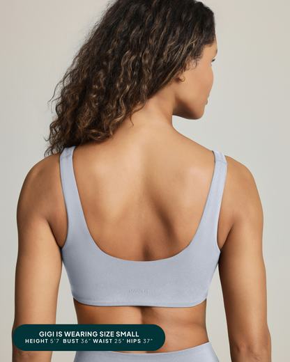 Athleisure Scoop High-Support Removable Padded Sports Bra