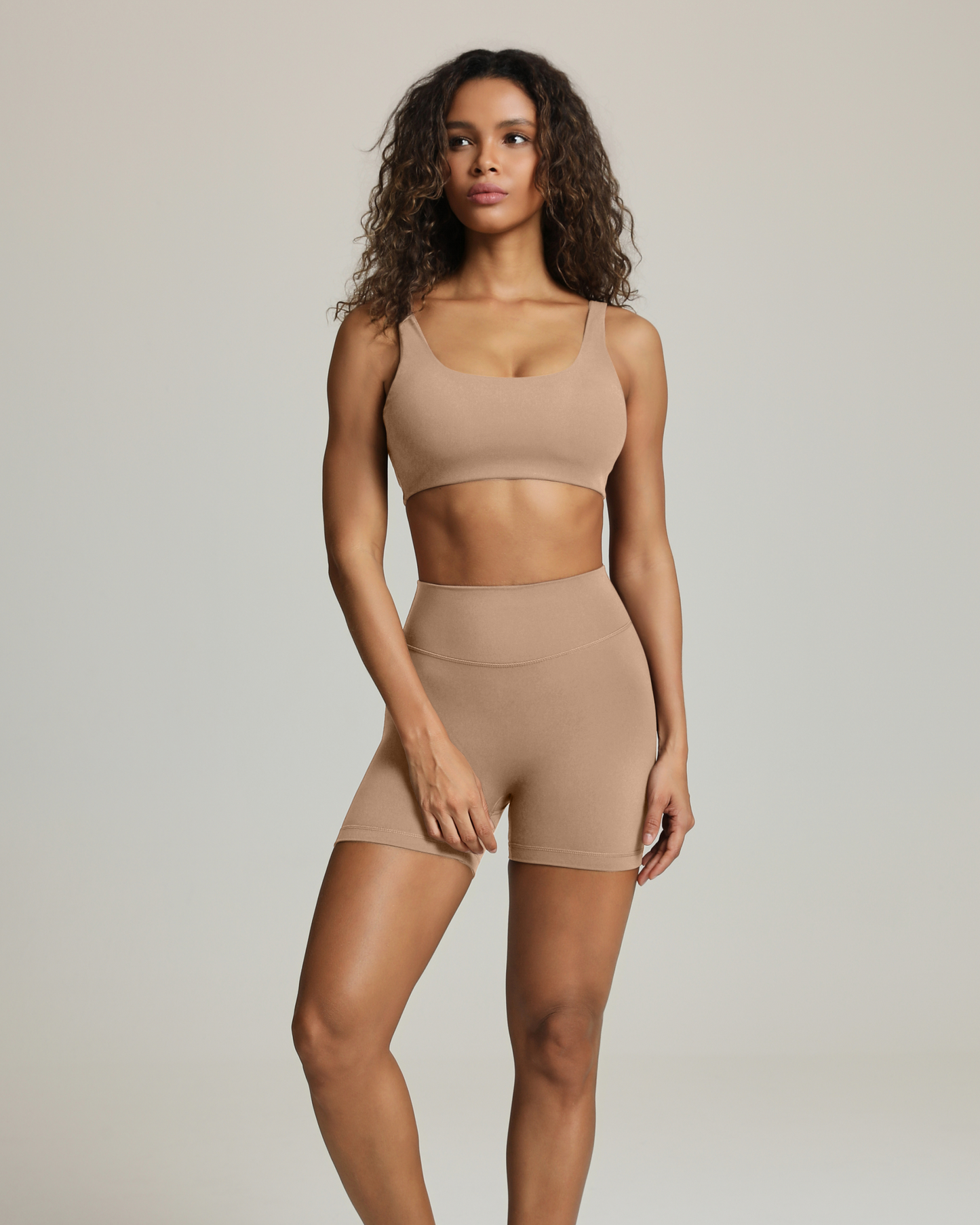 Athleisure Scoop High-Support Removable Padded Sports Bra
