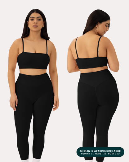 Athleisure Bandeau Low-Support Sports Bra