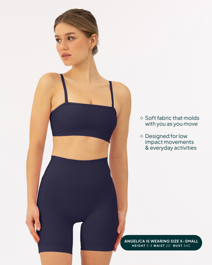 Athleisure Bandeau Low-Support Sports Bra