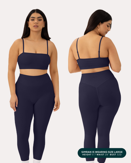 Athleisure Bandeau Low-Support Sports Bra