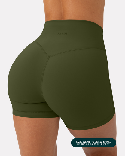 FlexFlow Butt Lifting High-Waisted 4" Biker Shorts