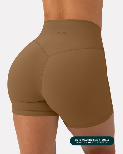 FlexFlow Butt Lifting High-Waisted 4" Biker Shorts